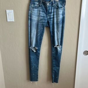 AG Legging Ankle Jeans in 16 Years Artist Touch